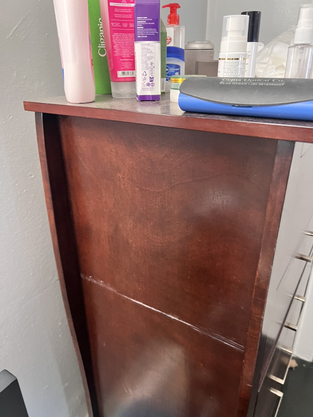 Dark Brown Wooden 5-Drawer CABINET - photo 3