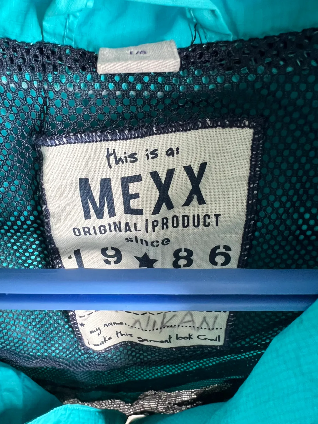 MEXX Boys' Teal Lightweight Jacket Size L/G image indicator(3)