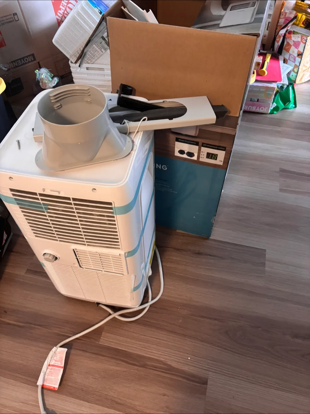 7000 BTU Portable Air Conditioner - Like New plus window kit. thumbnail