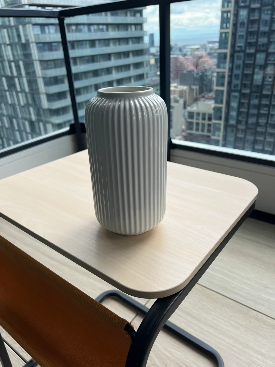 White Ceramic Vase thumbnail