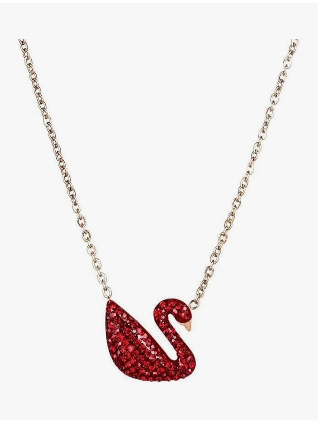 Swarovski Swan Necklace - Red Crystal image indicator(2)