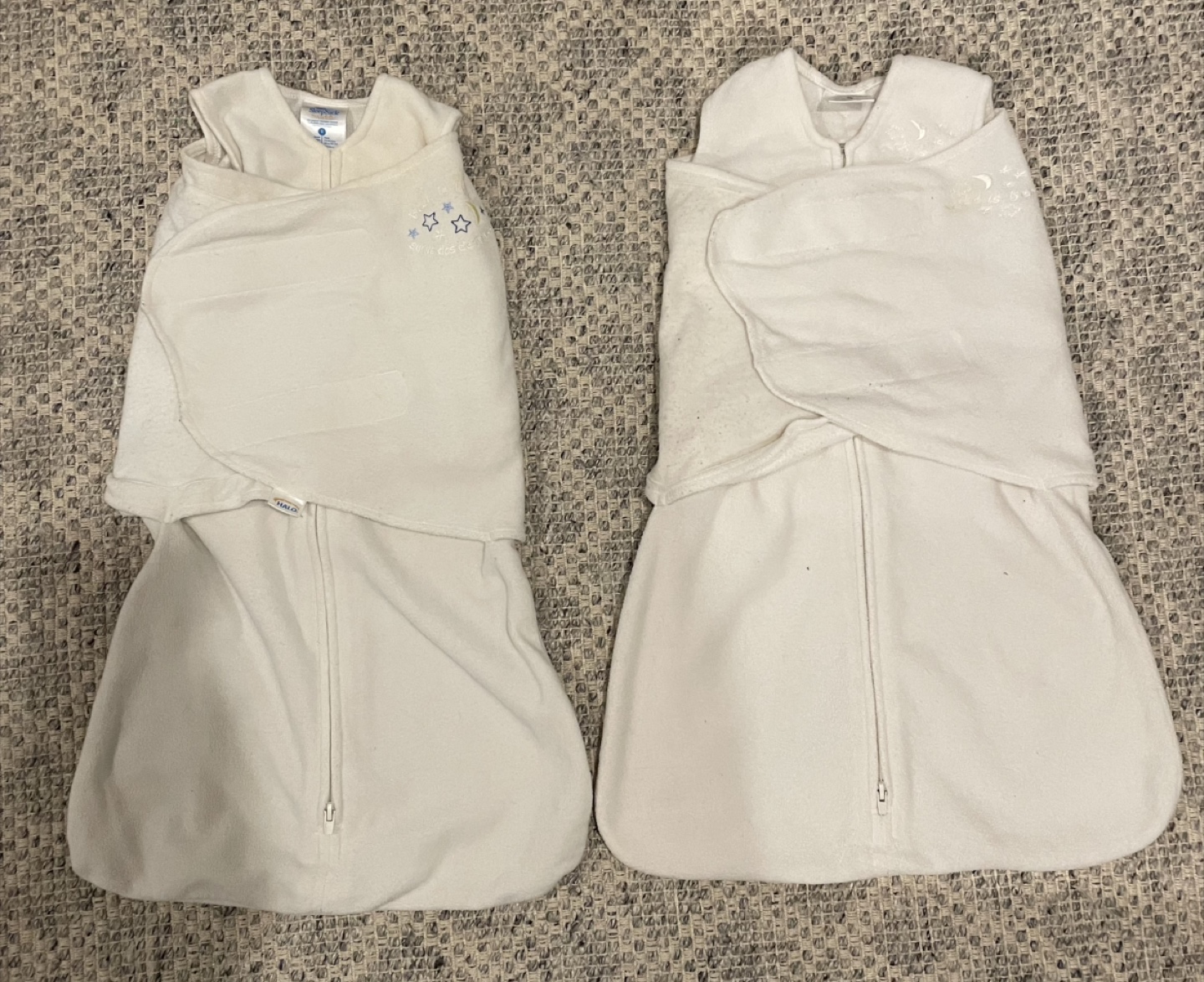 Halo Fleece Swaddles/Sleep Sacks - 3 to 6 months