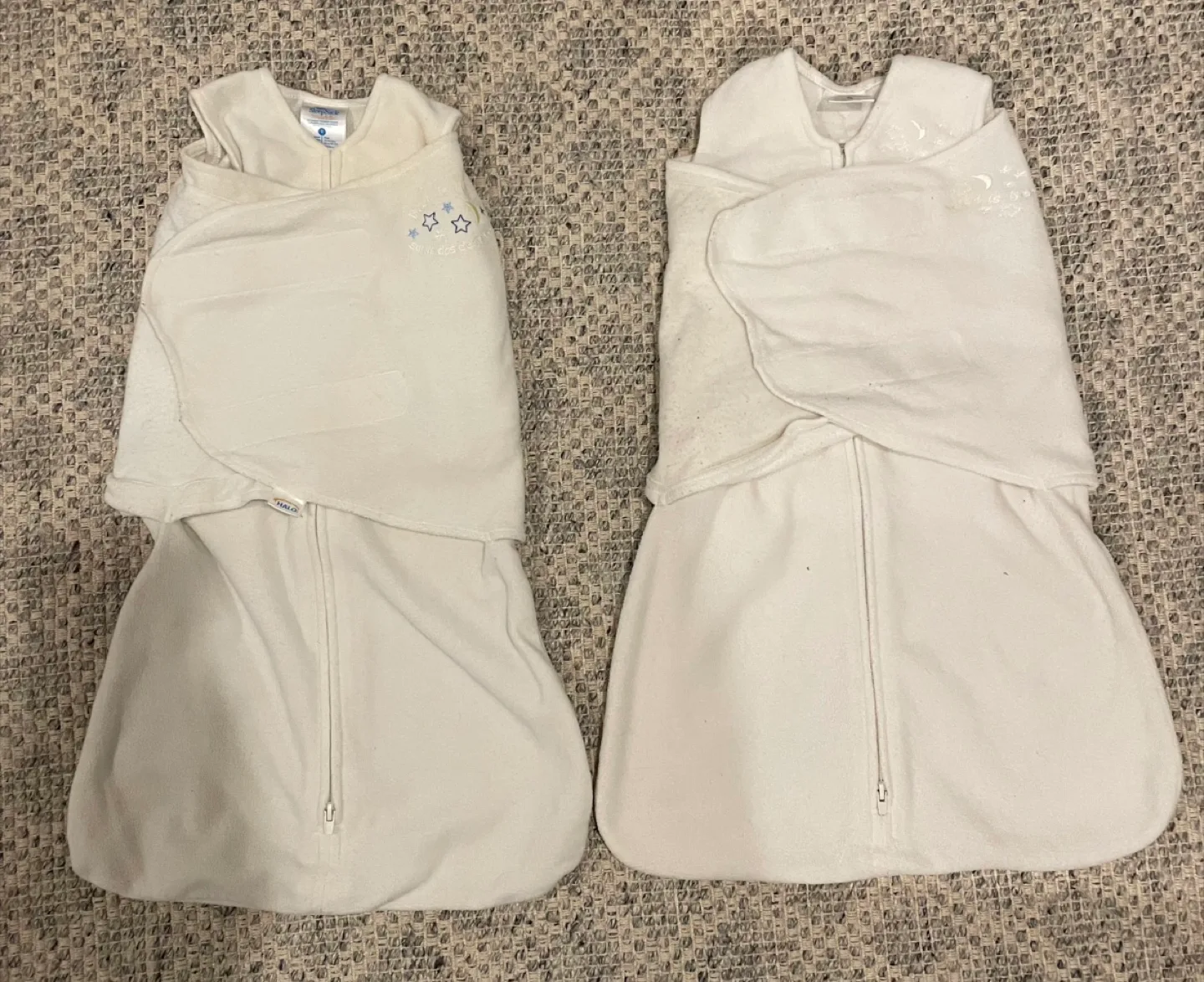 Halo Fleece Swaddles/Sleep Sacks - 3 to 6 months thumbnail
