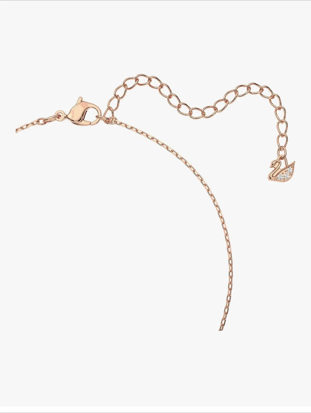 Swarovski Swan Necklace Rose Gold image indicator(5)