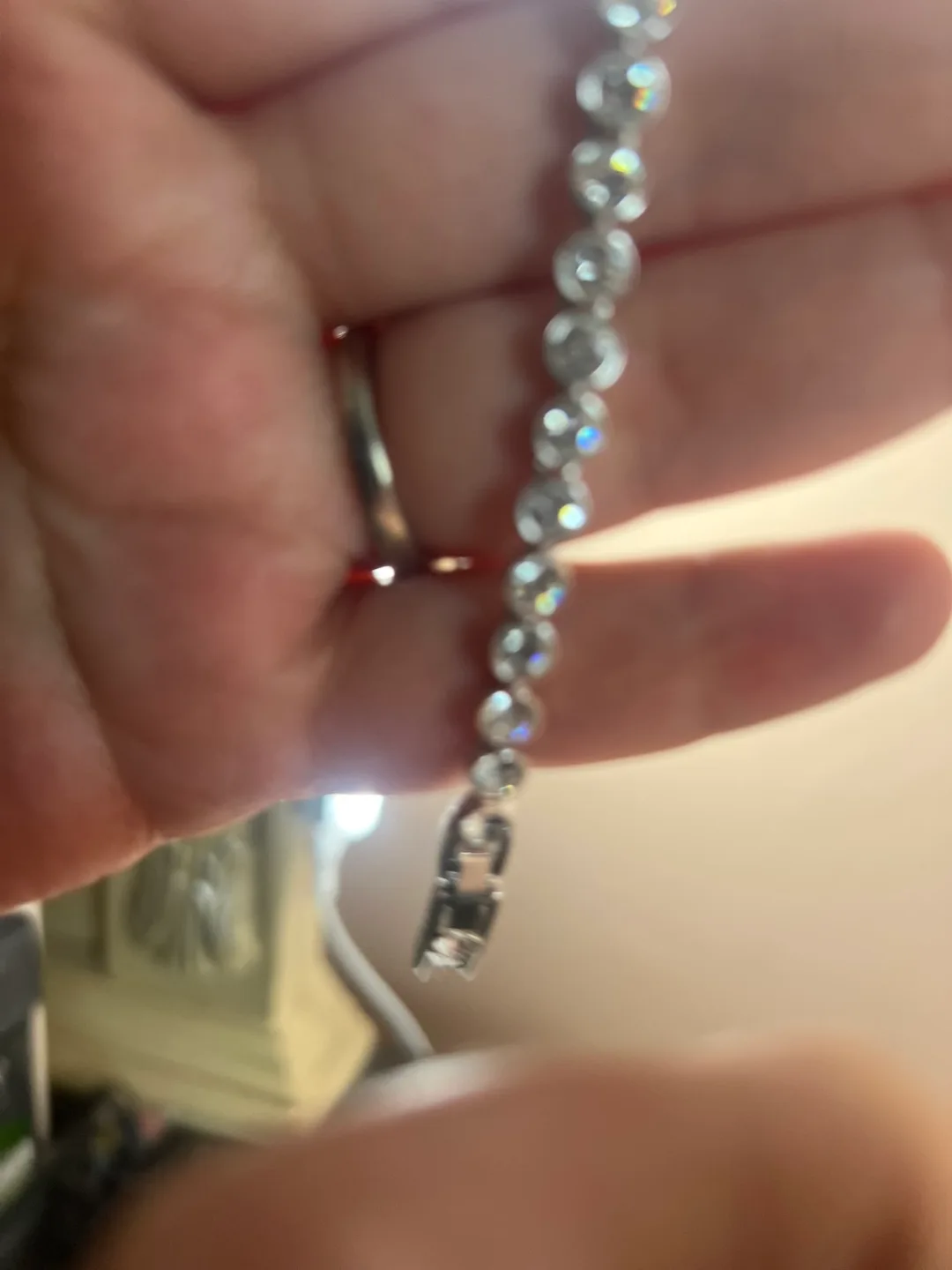 Swarovski Tennis Bracelet - Rhodium Plated image indicator(6)