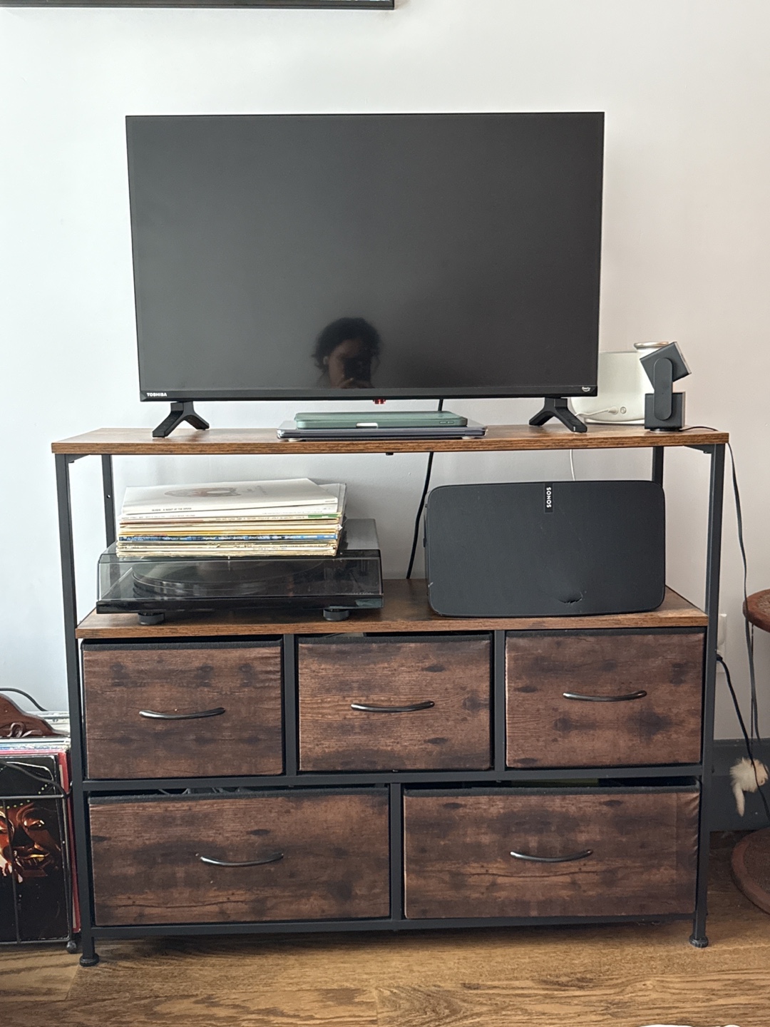 TV shelf with 4 Drawers - photo 2