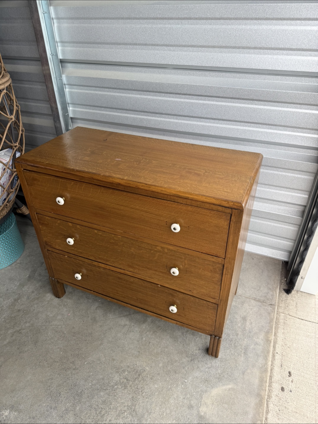 Vintage Wooden Chest of Drawers - photo 4
