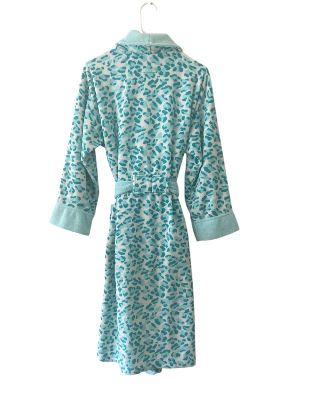 Leopard Print Fleece Robe - Size M image indicator(4)
