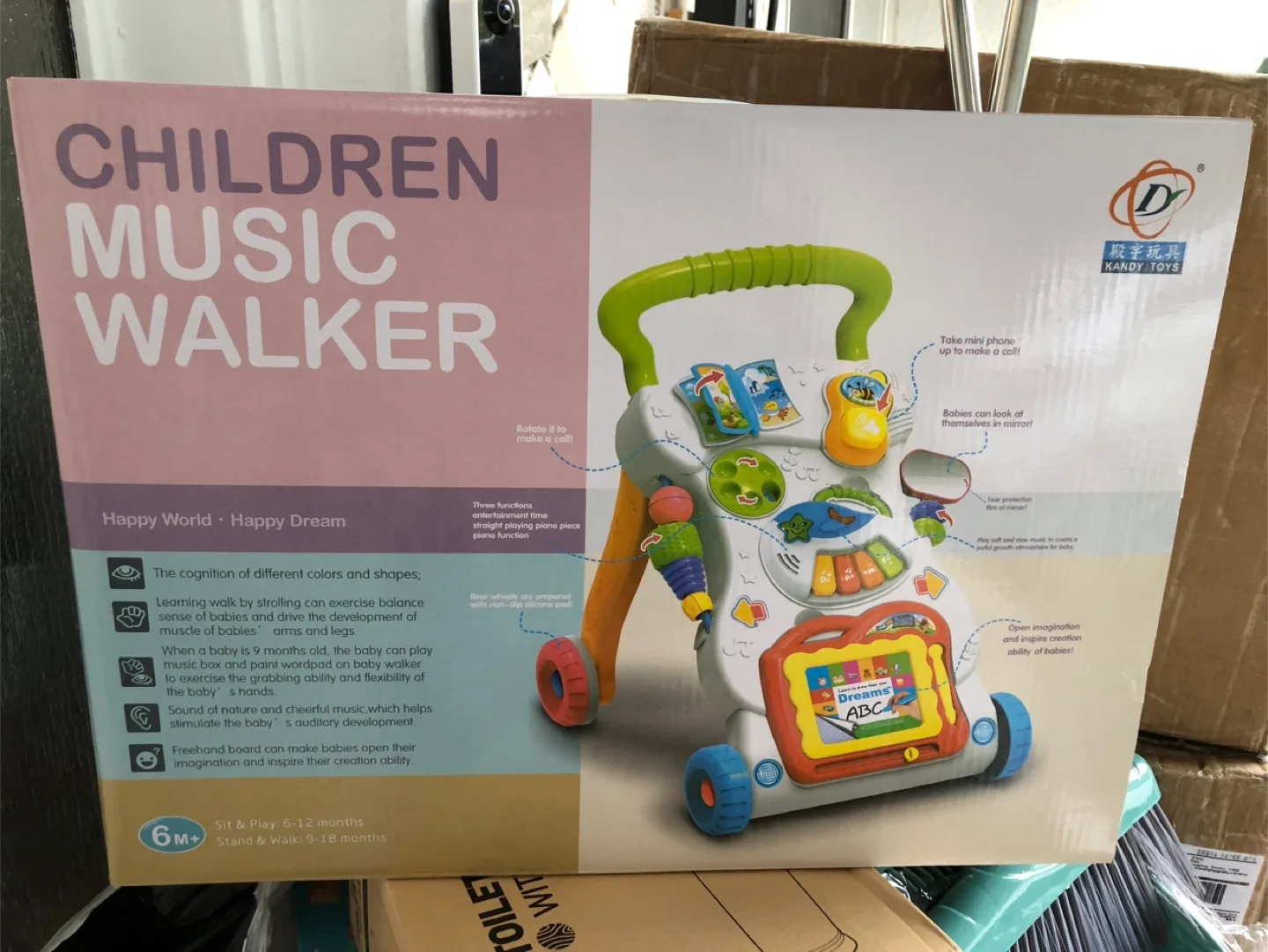 *Brand New*3 in 1 Baby Walker with Music Lights image indicator(6)