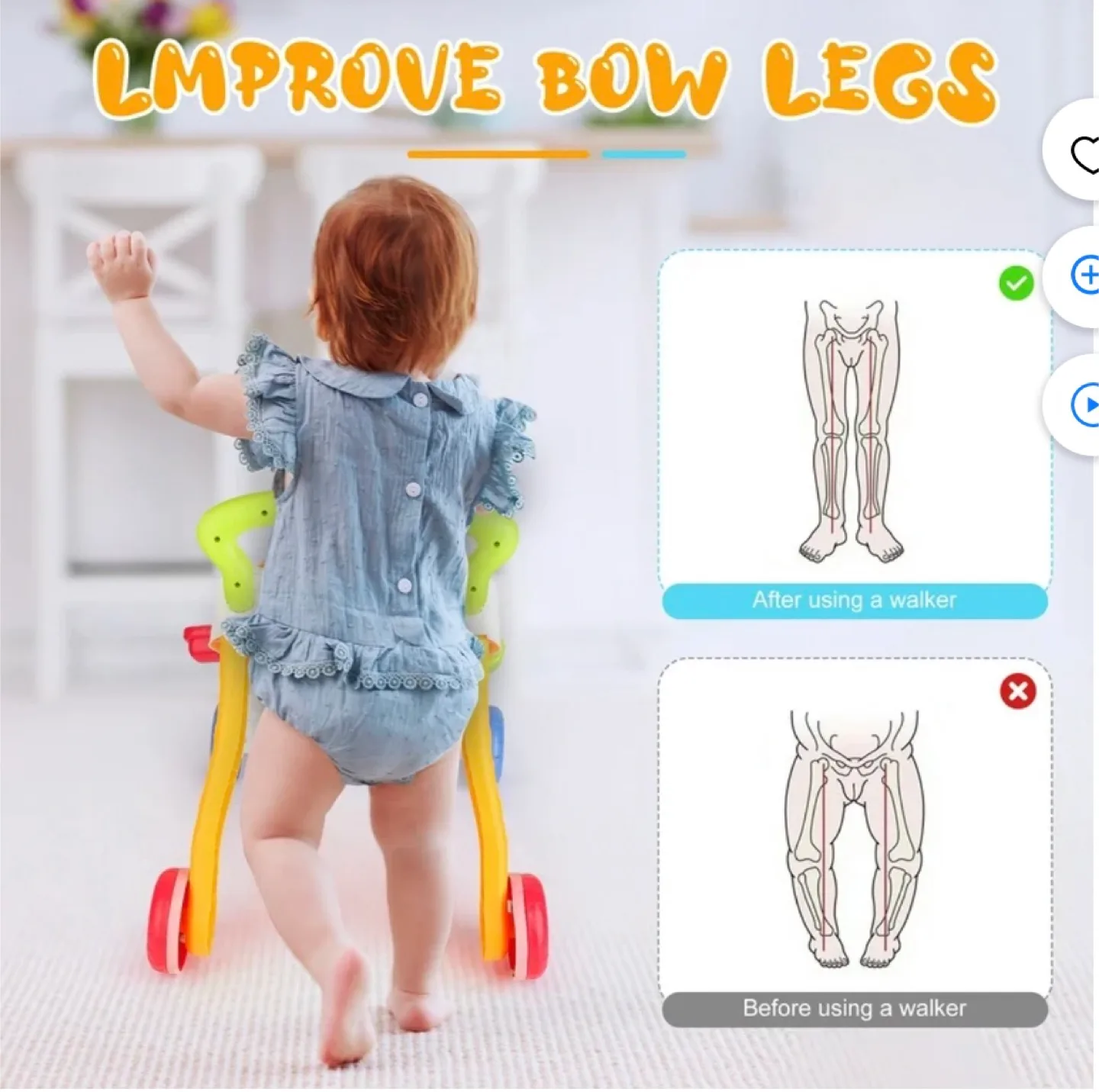 *Brand New*3 in 1 Baby Walker with Music Lights image indicator(5)