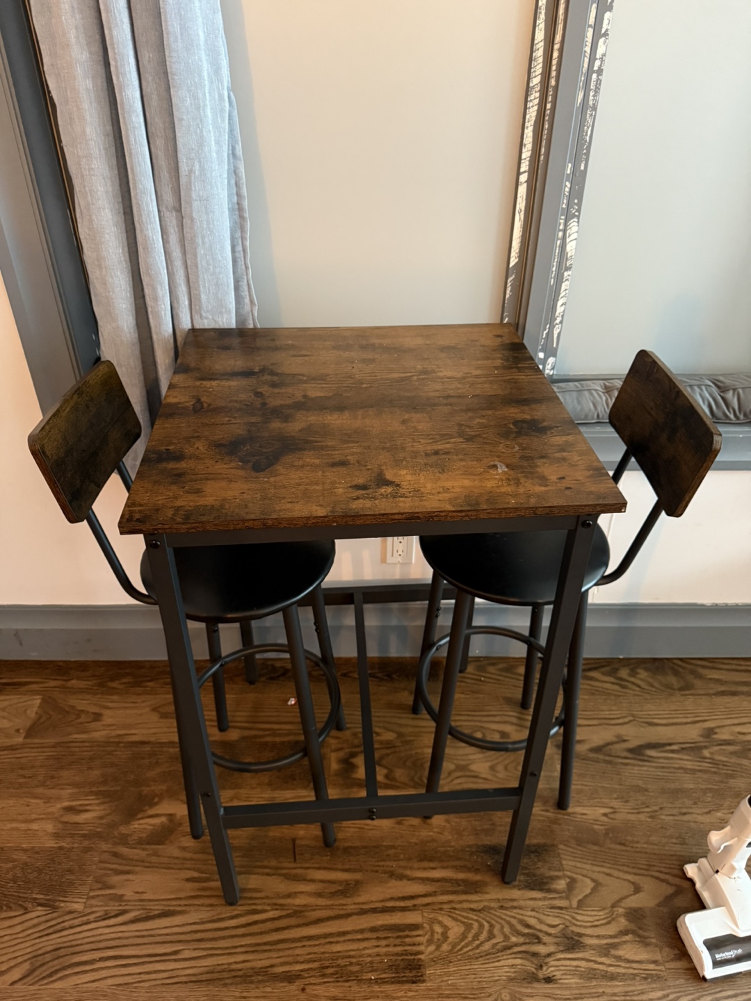Small Table Set with Two Stools