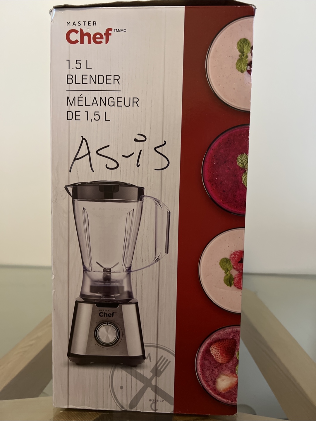 Master Chef 1.5L Blender - New in Box - photo 2