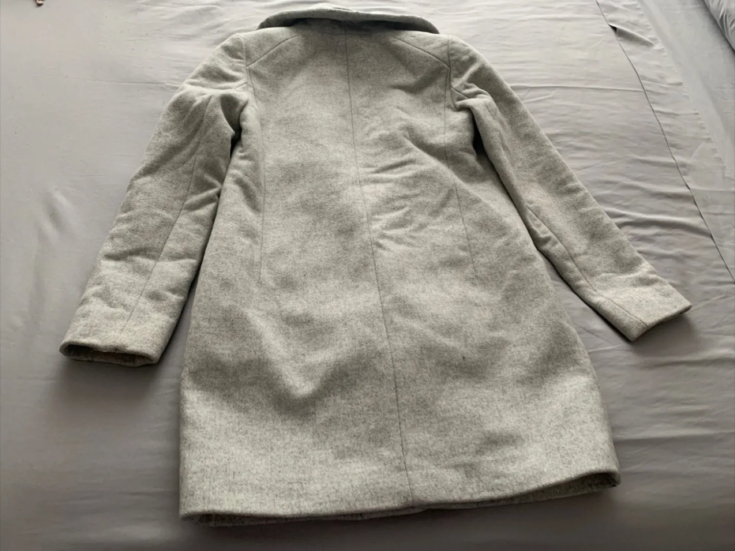 Wilfred Grey Wool/Cashmere Cocoon Coat - XXS image indicator(6)