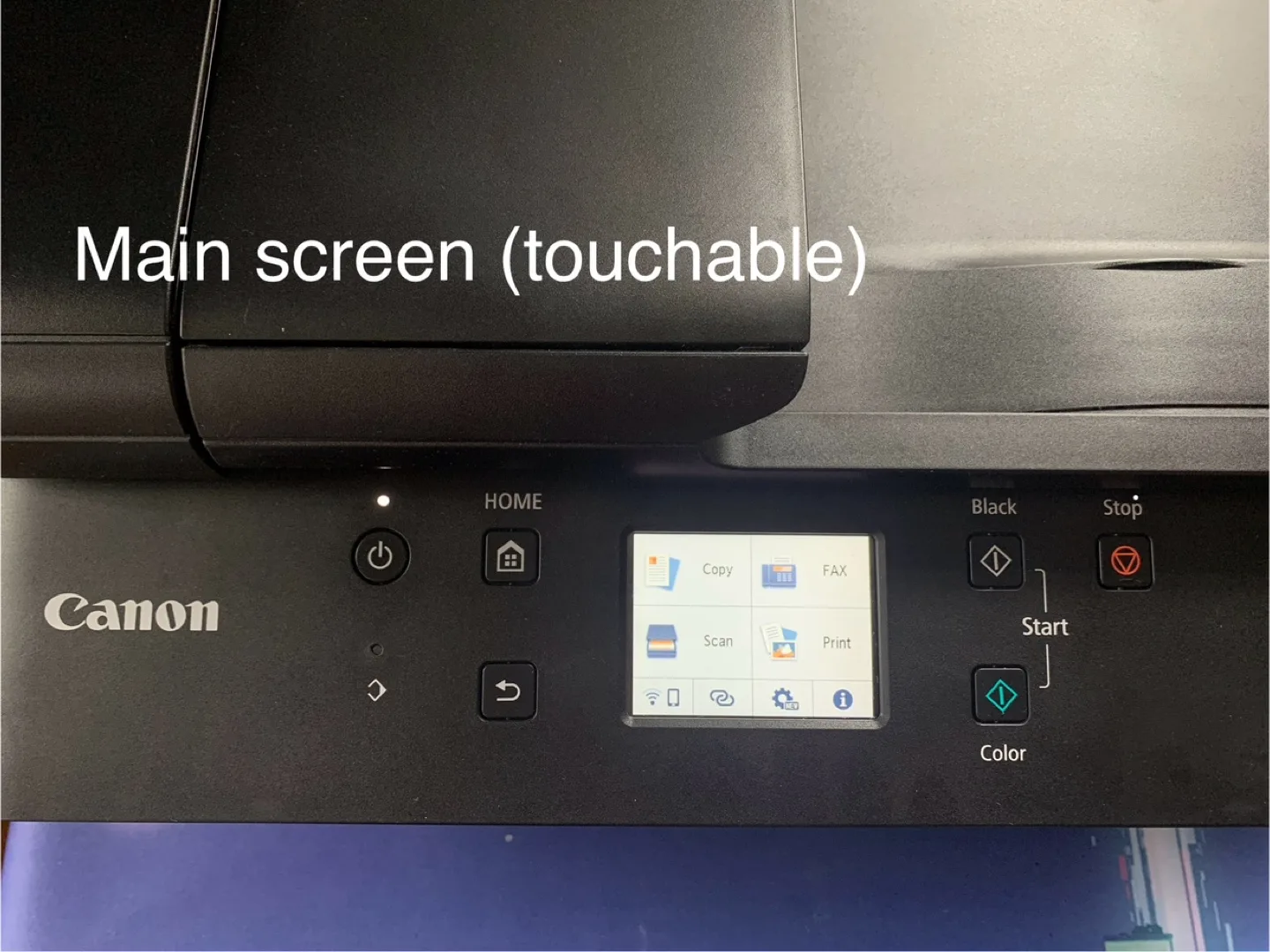 Canon TR7620 Wireless All-in-One Inkjet Printer image indicator(3)