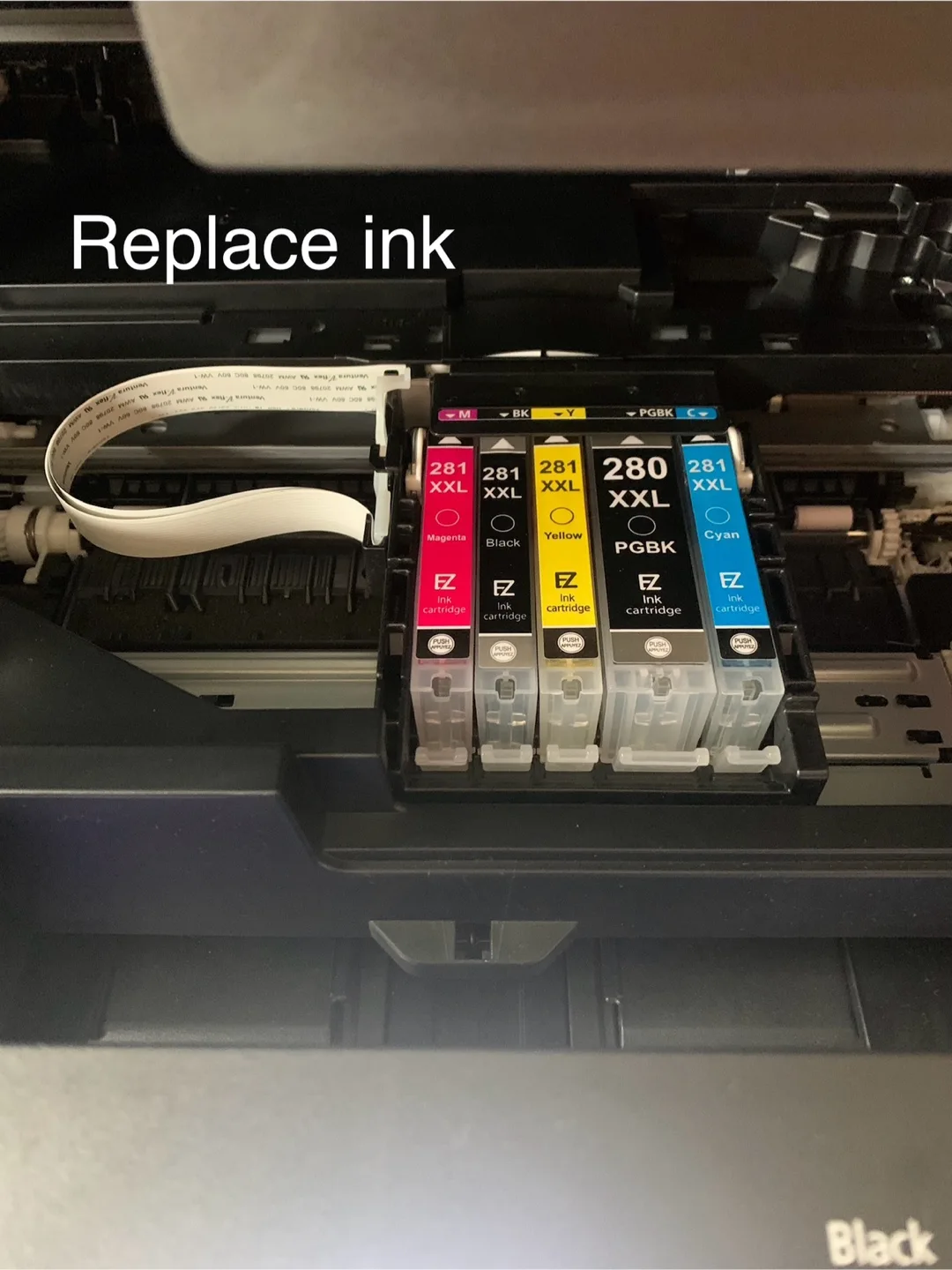 Canon TR7620 Wireless All-in-One Inkjet Printer image indicator(7)