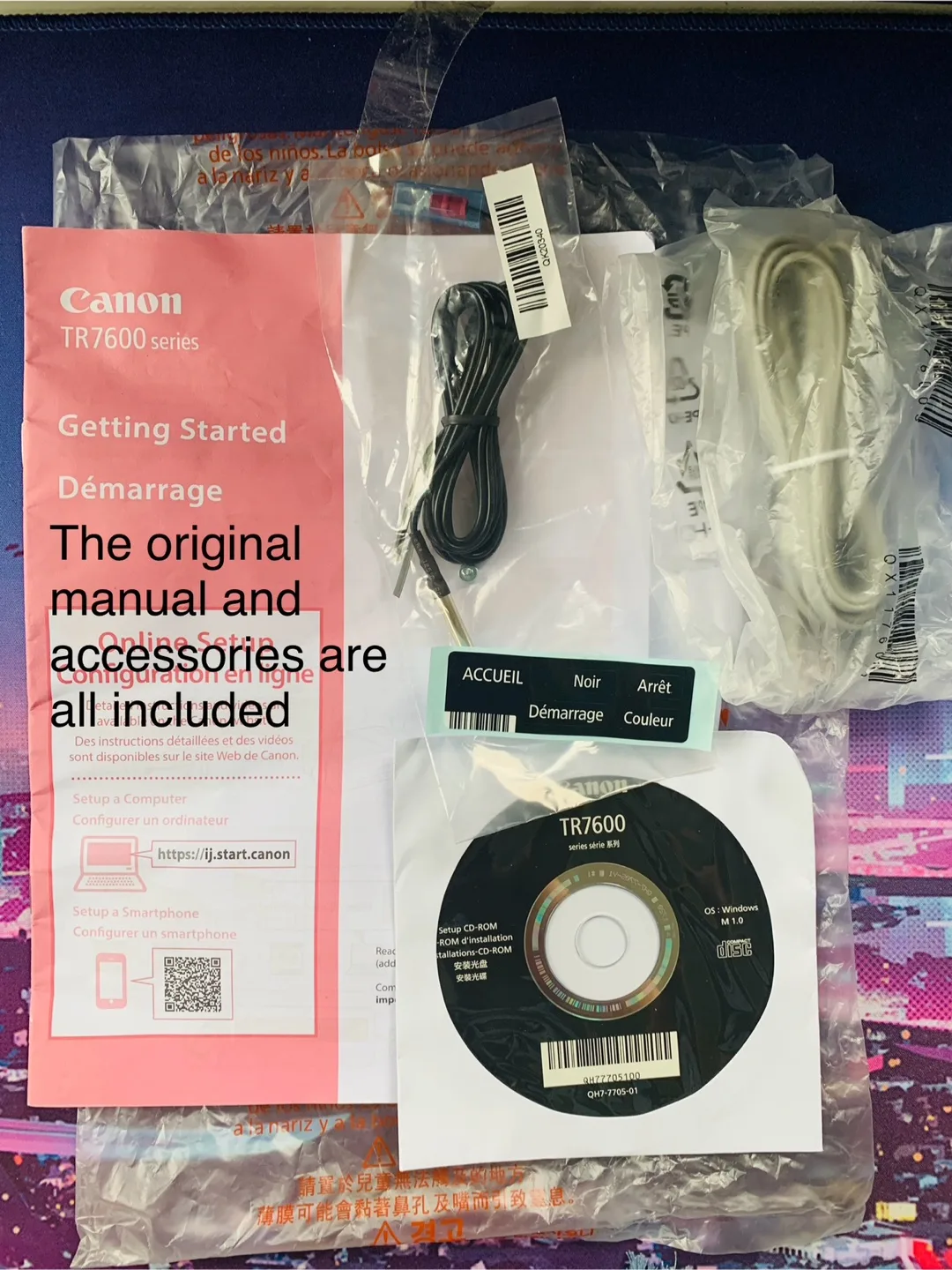 Canon TR7620 Wireless All-in-One Inkjet Printer image indicator(8)