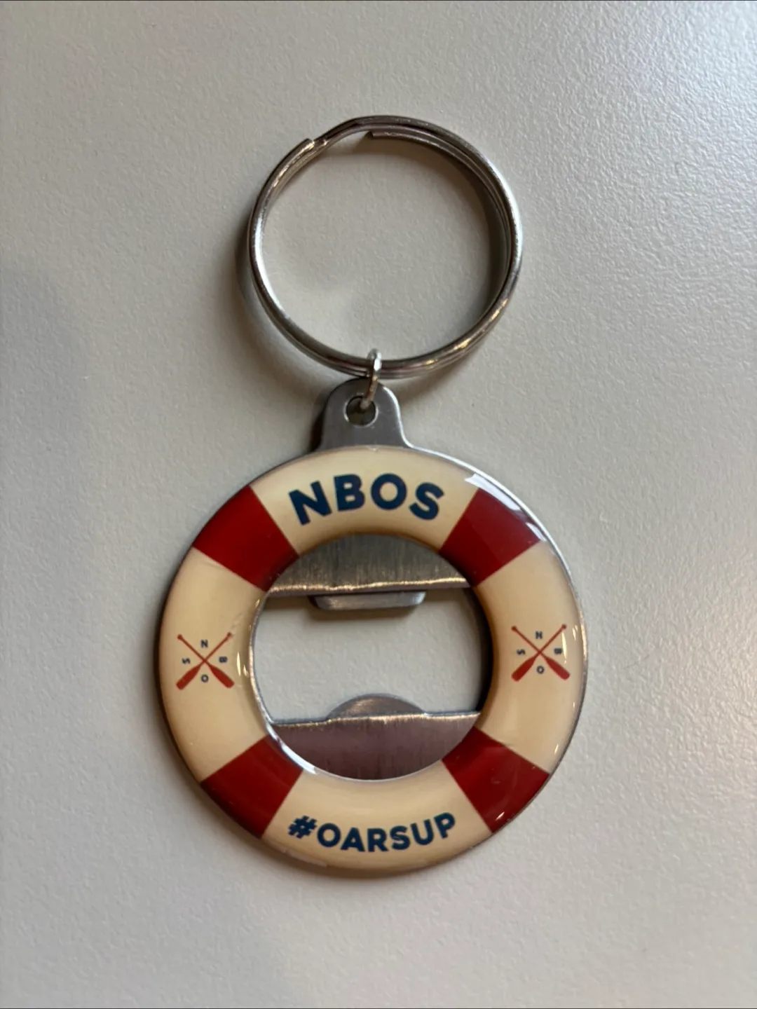 No Boats On Sundays Bottle Opener Keychain thumbnail