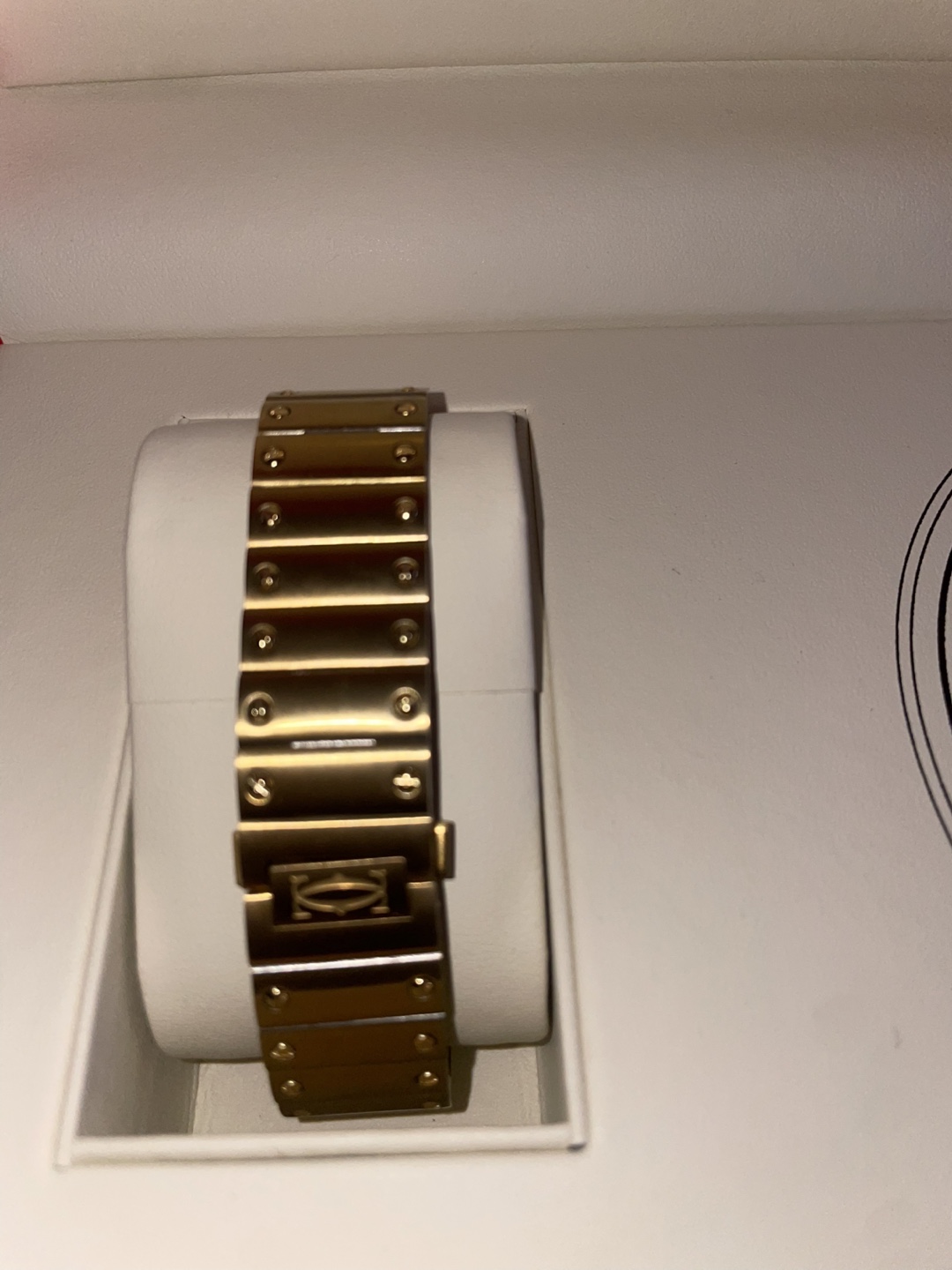 REPLICA Cartier Santos 100 Gold Watch - photo 5