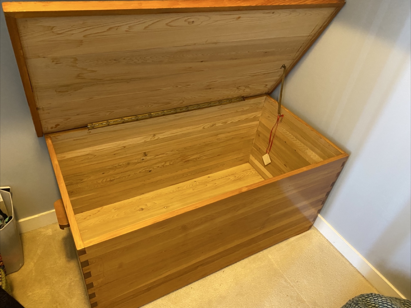 Large Wooden Storage Chest - photo 3