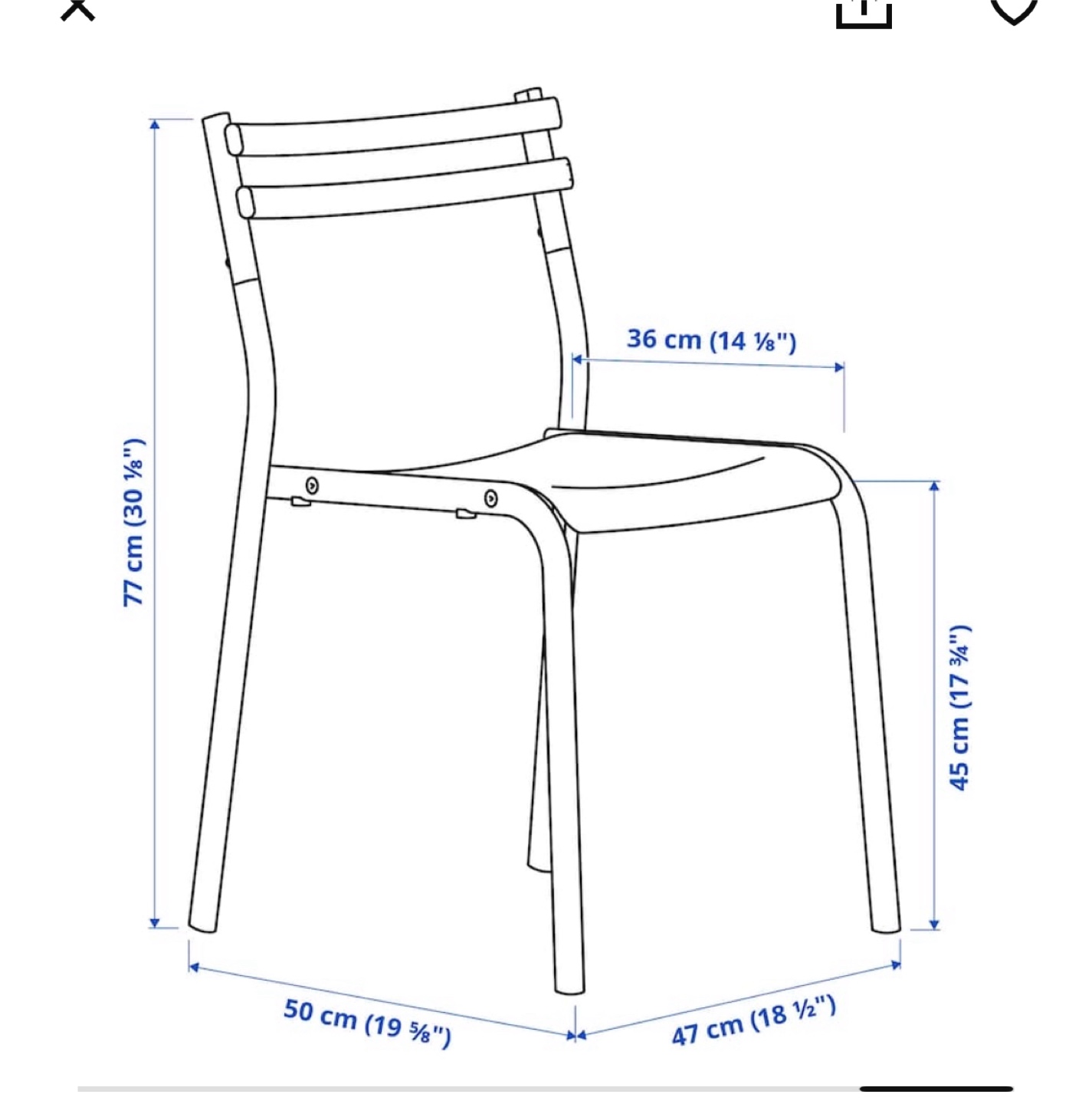 (2) Pair of Red IKEA Chairs - photo 4