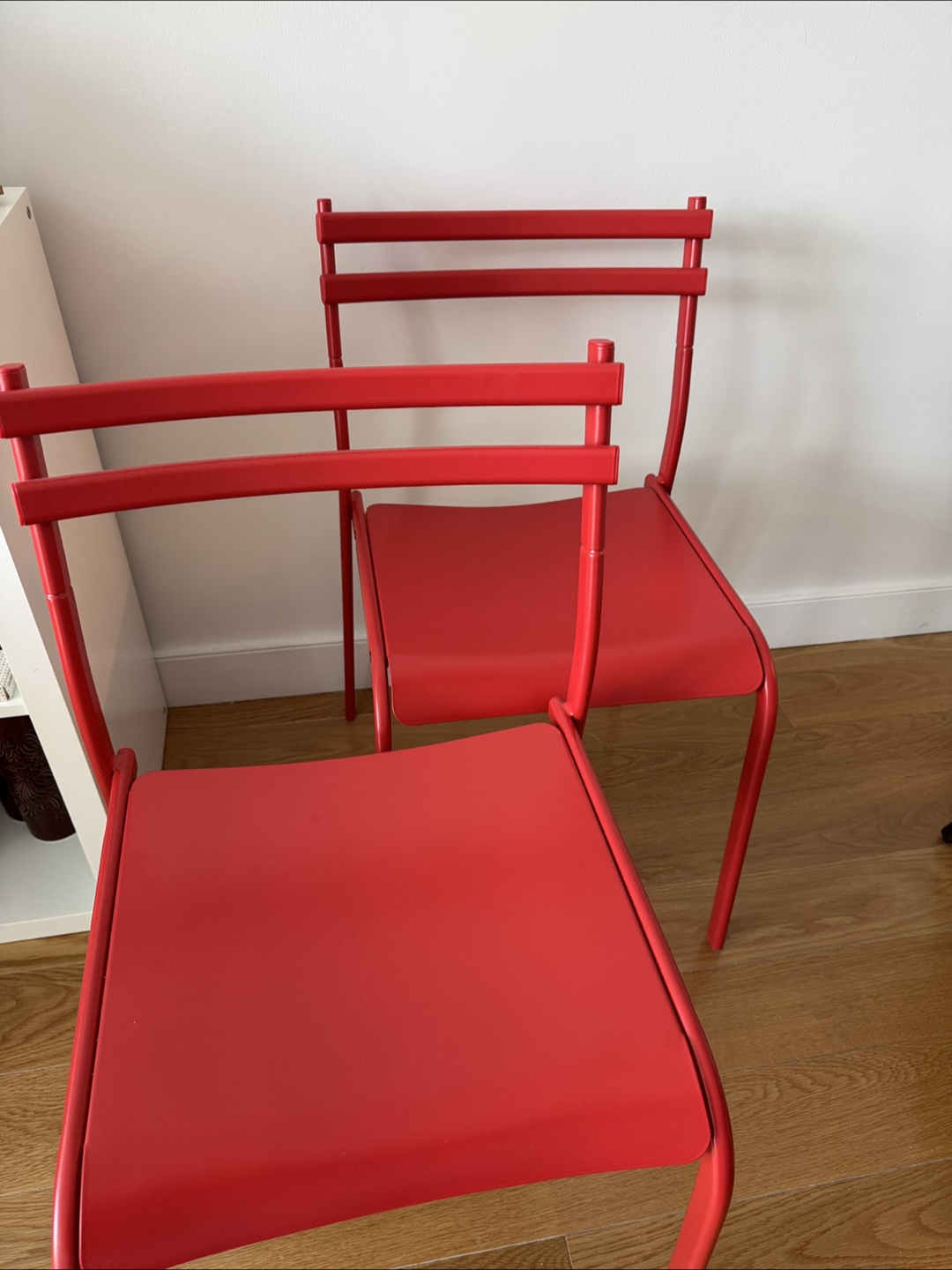 (2) Pair of Red IKEA Chairs - photo 3