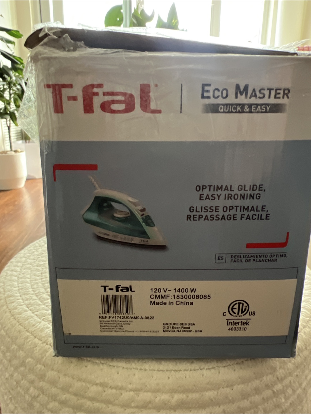 T-fal Eco Master Quick & Easy Iron - New in Box - photo 3