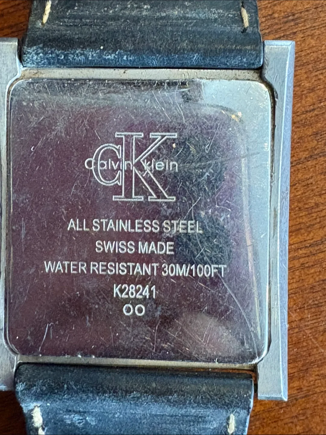 Vintage Calvin Klein Men's Leather watch image indicator(5)