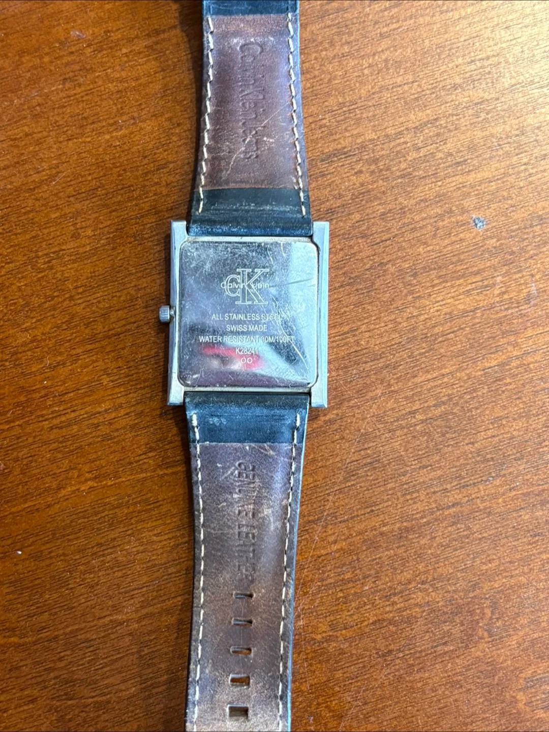 Vintage Calvin Klein Men's Leather watch image indicator(2)