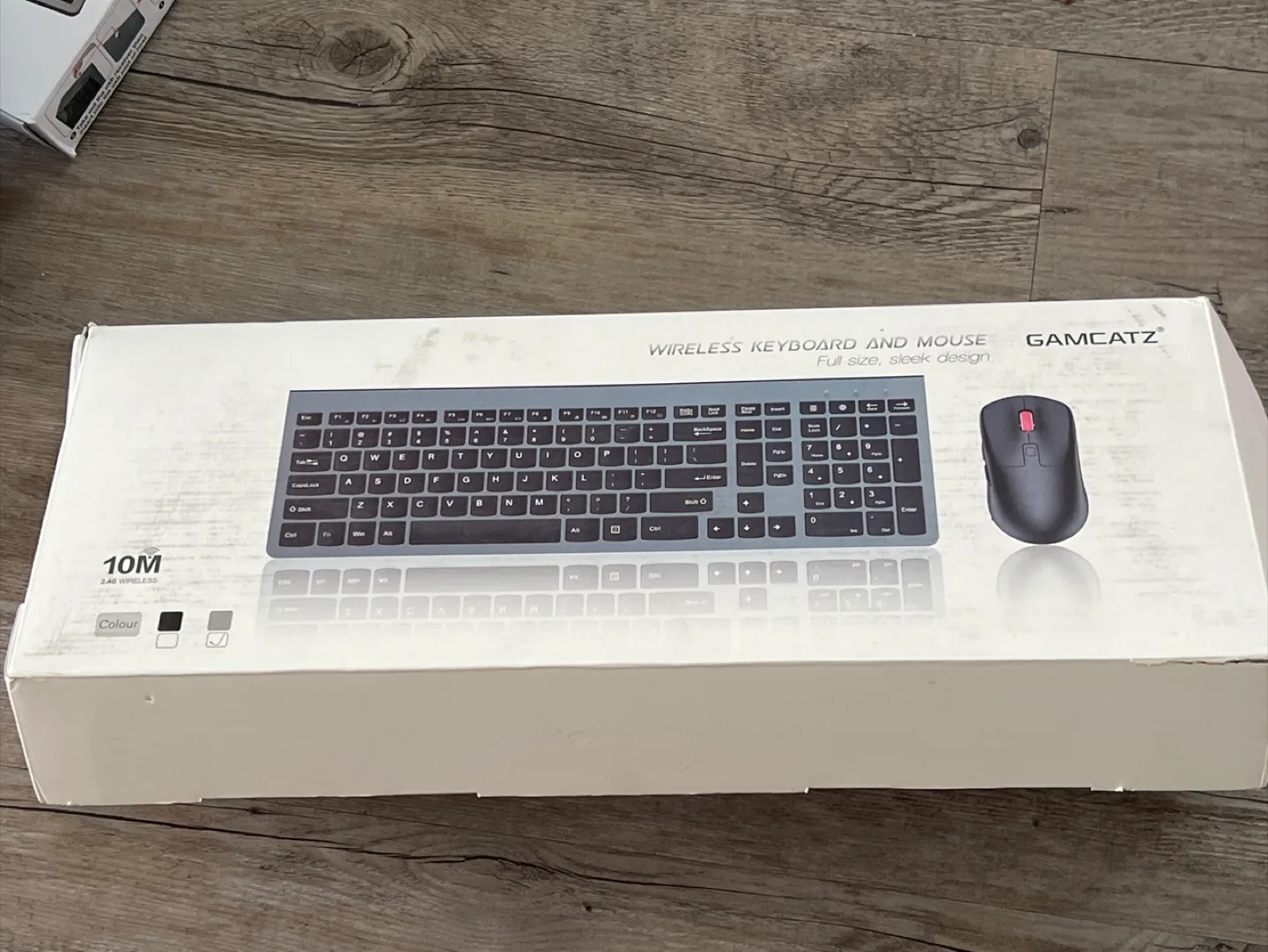 GAMCATZ Wireless Keyboard and Mouse Combo thumbnail