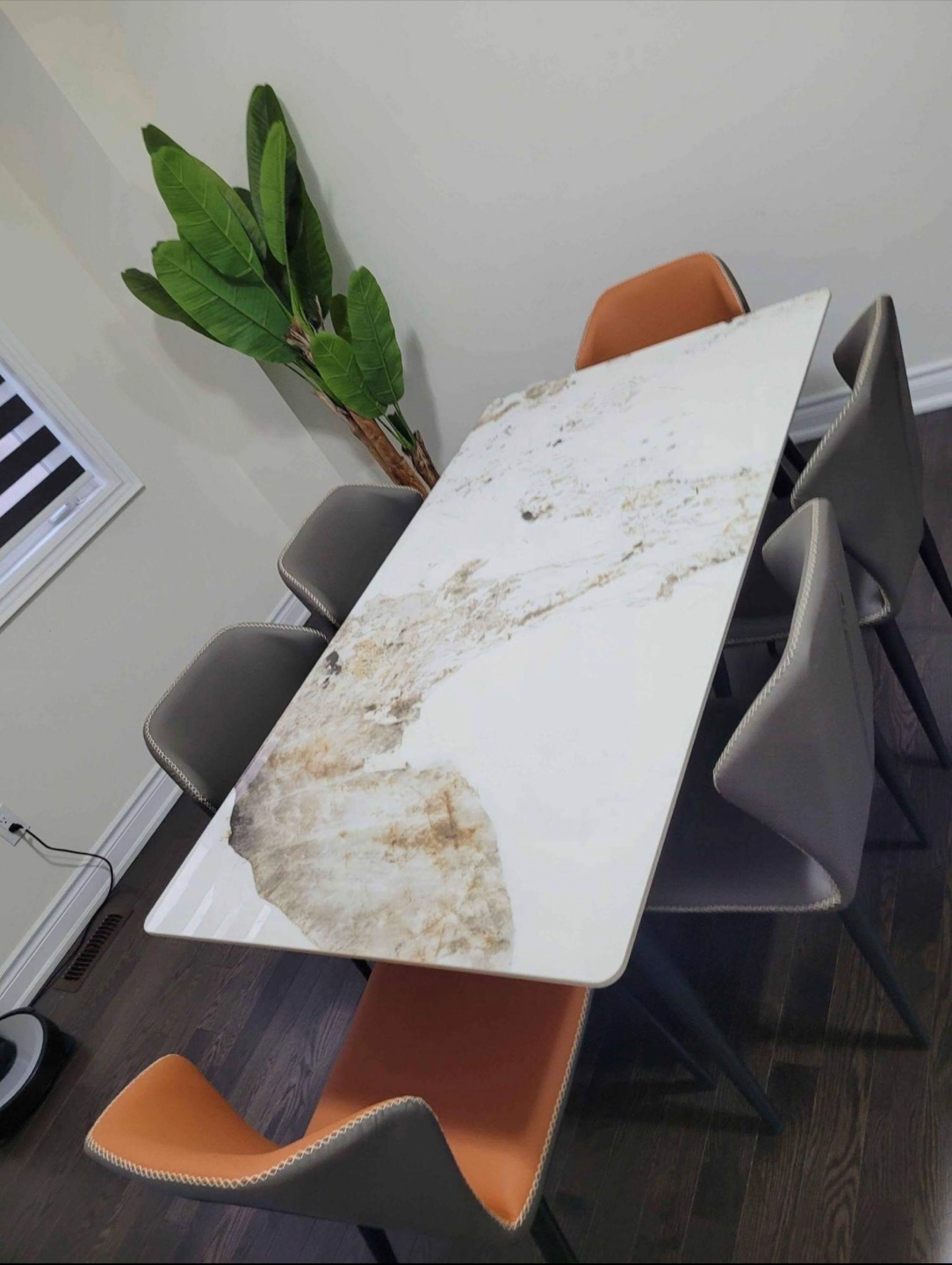 Modern Dining Table Set - 6 Chairs - photo 2