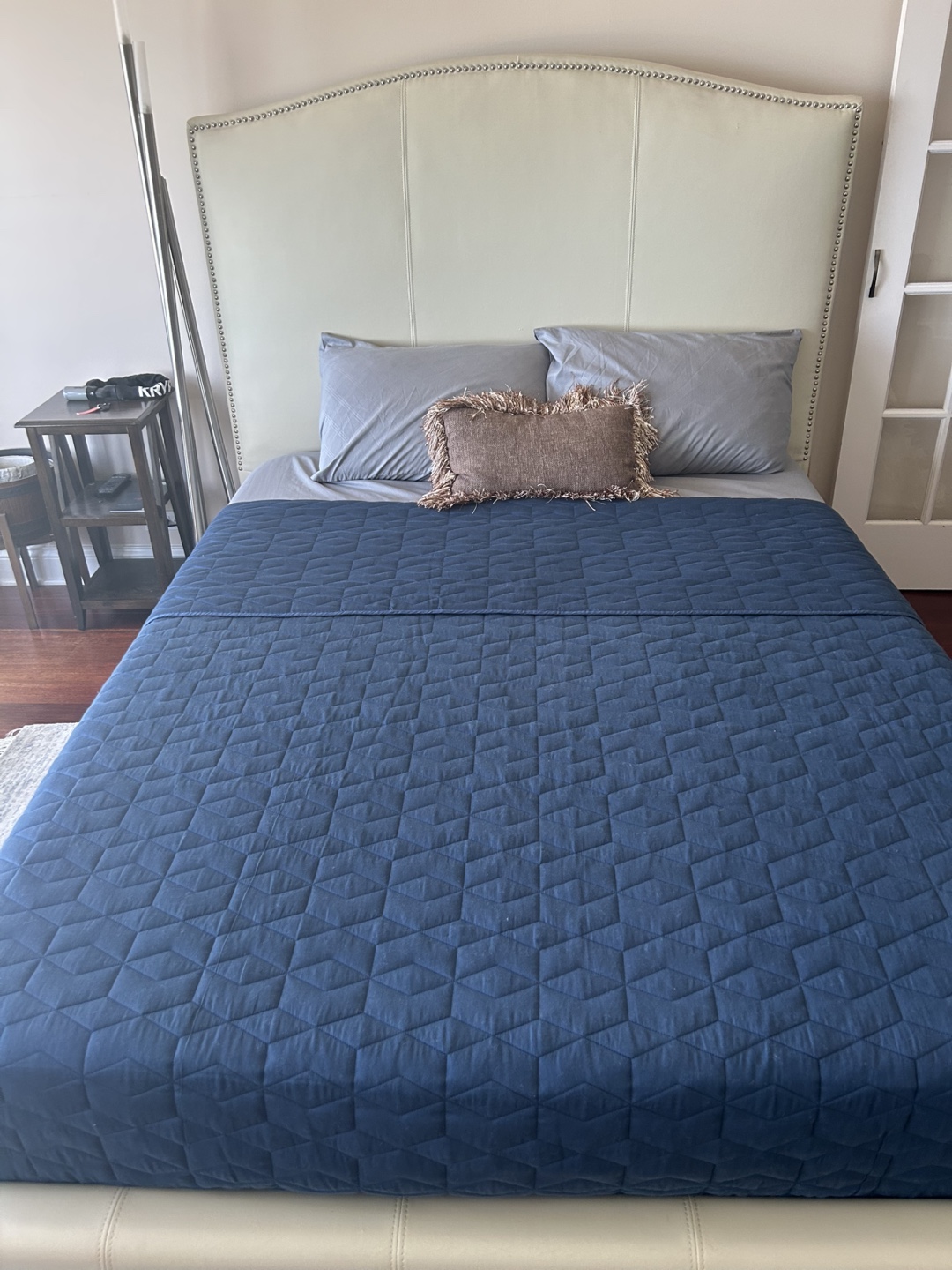 Queen Upholstered Bed Frame - photo 2