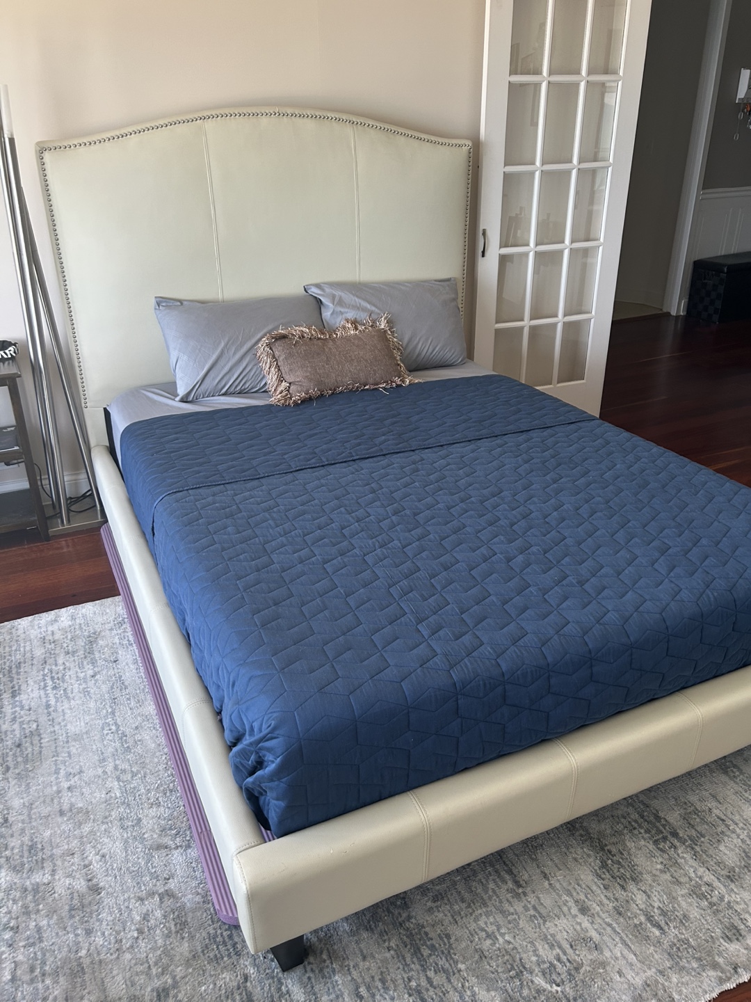Queen Upholstered Bed Frame - photo 3