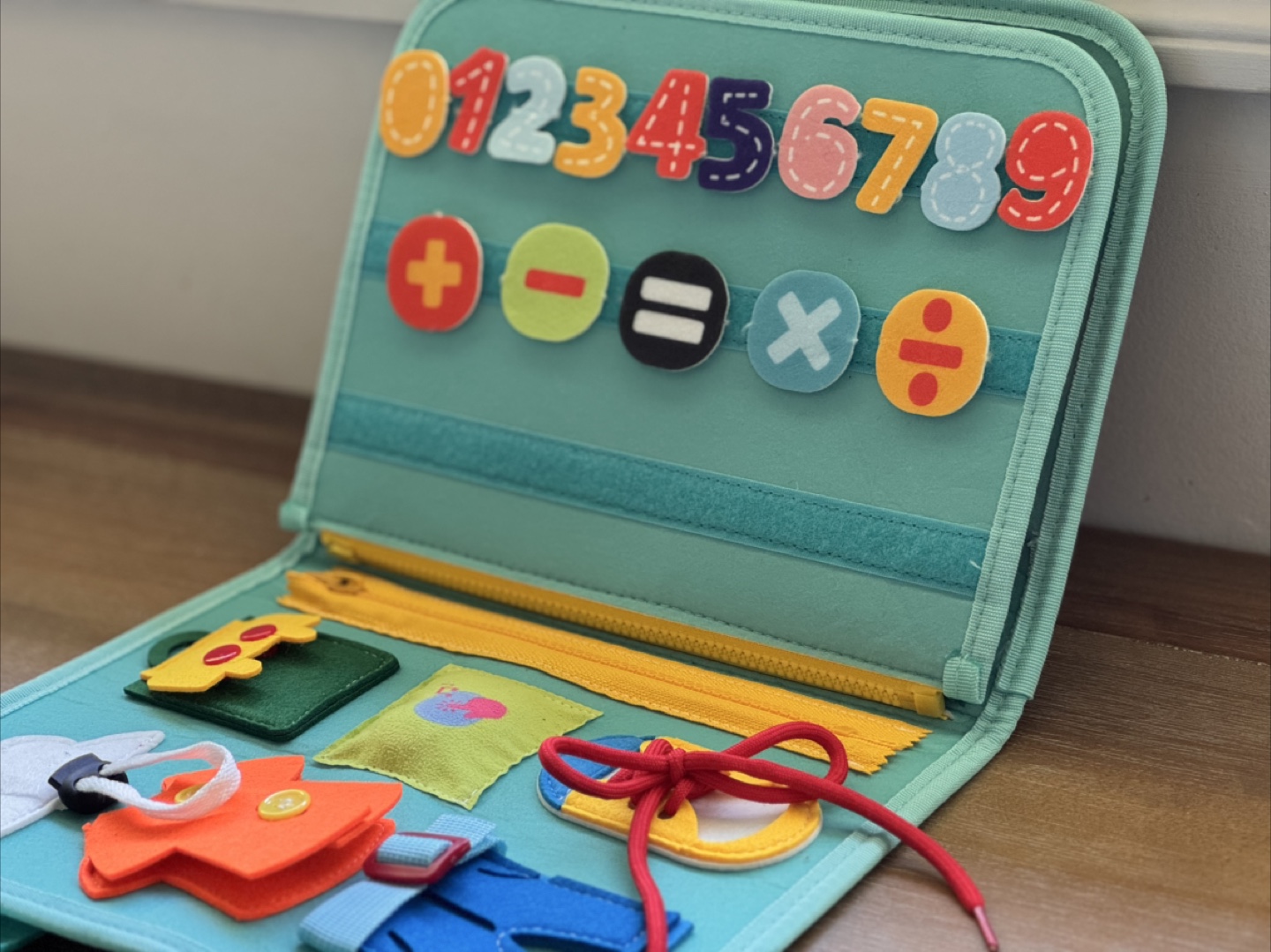 Hahaland 9-in-1 Farm-Themed Busy Book - photo 4