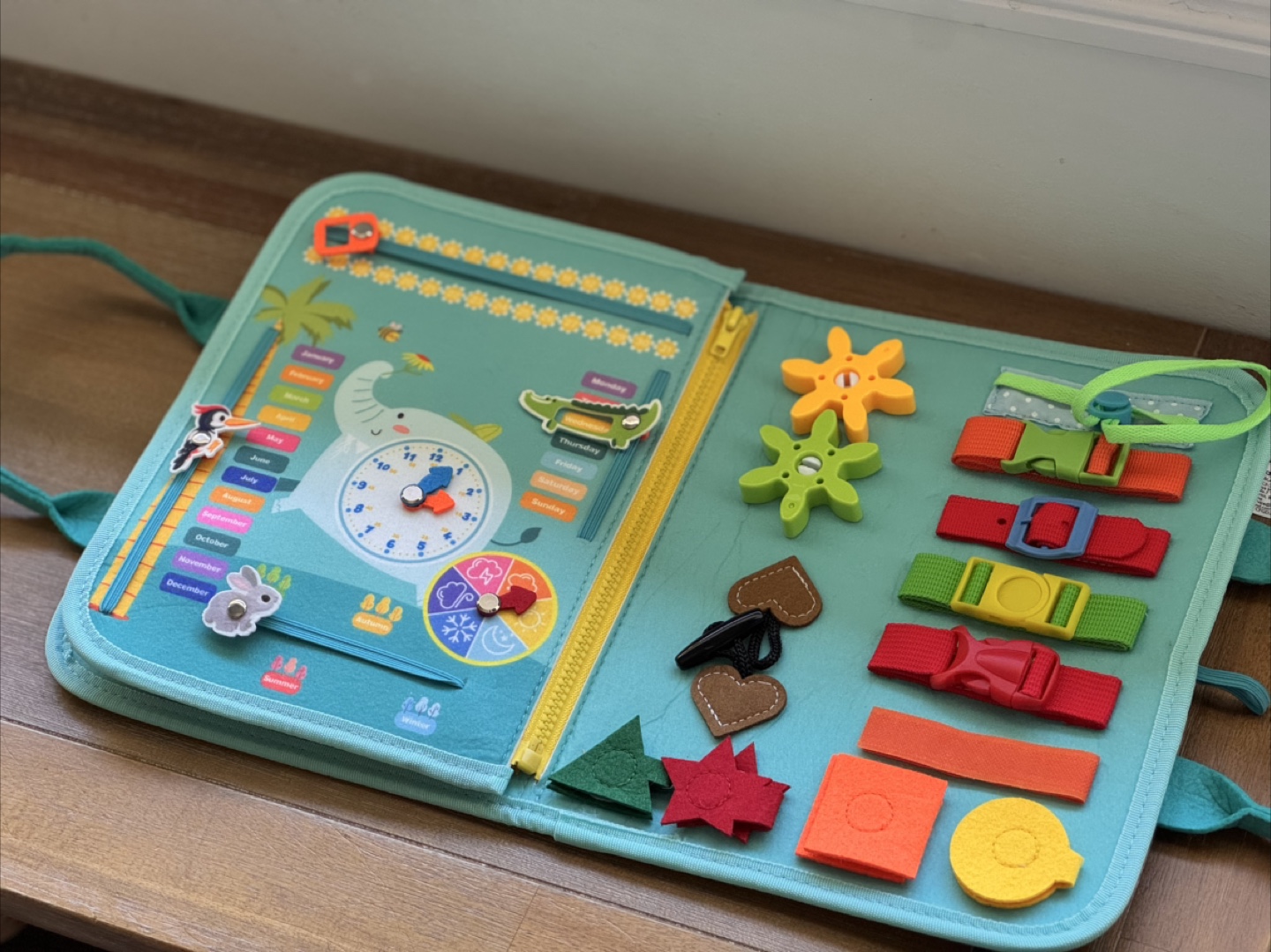Hahaland 9-in-1 Farm-Themed Busy Book - photo 3