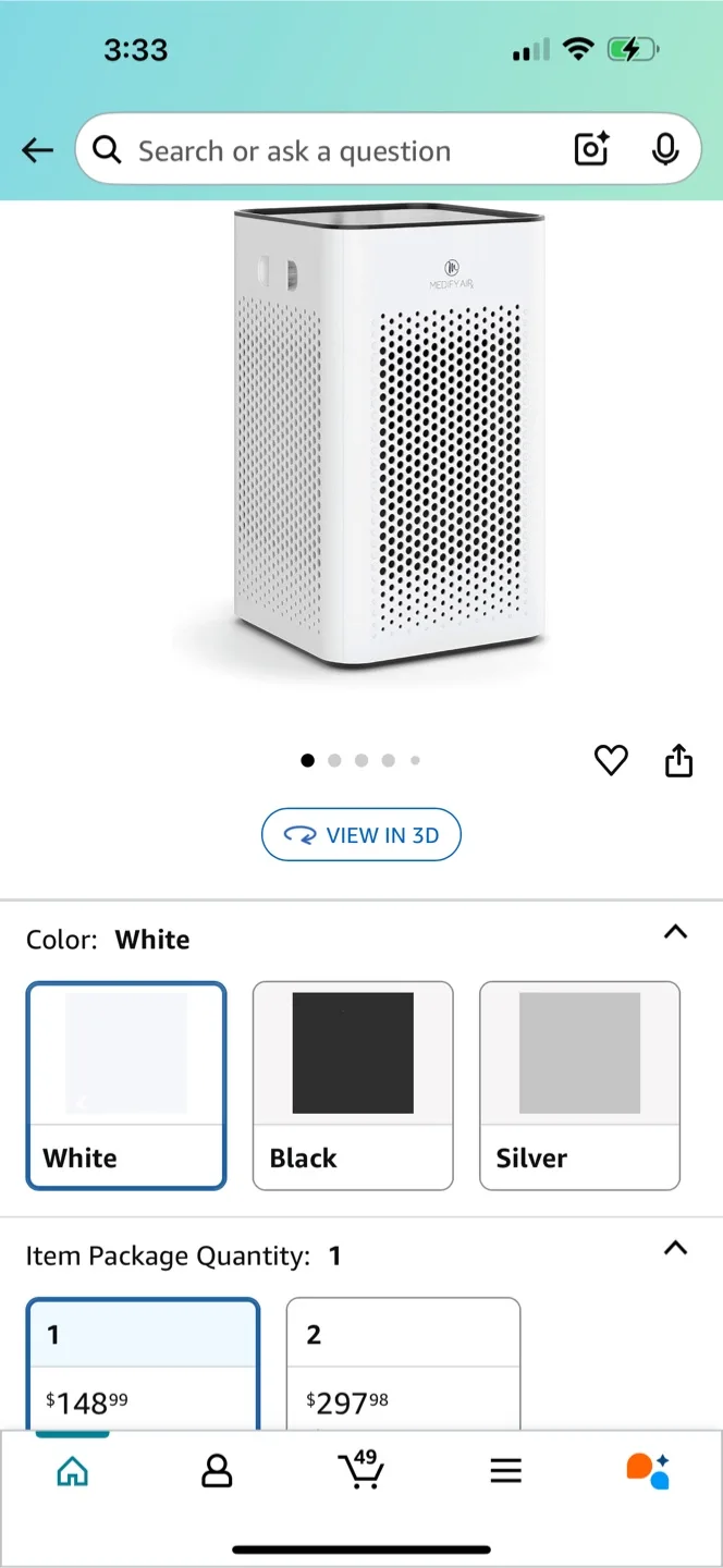 #freecycle Medify Air Purifier image indicator(8)