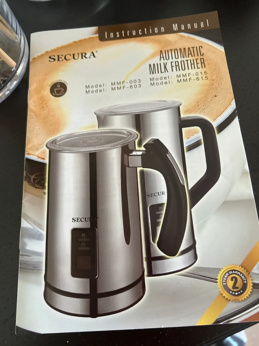 Secura Automatic Milk Frother image indicator(4)