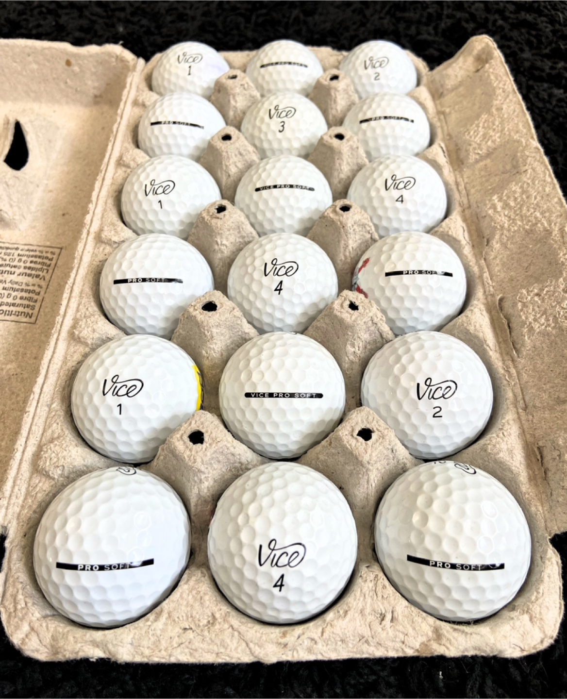 18 Vice Pro Soft Golf Balls