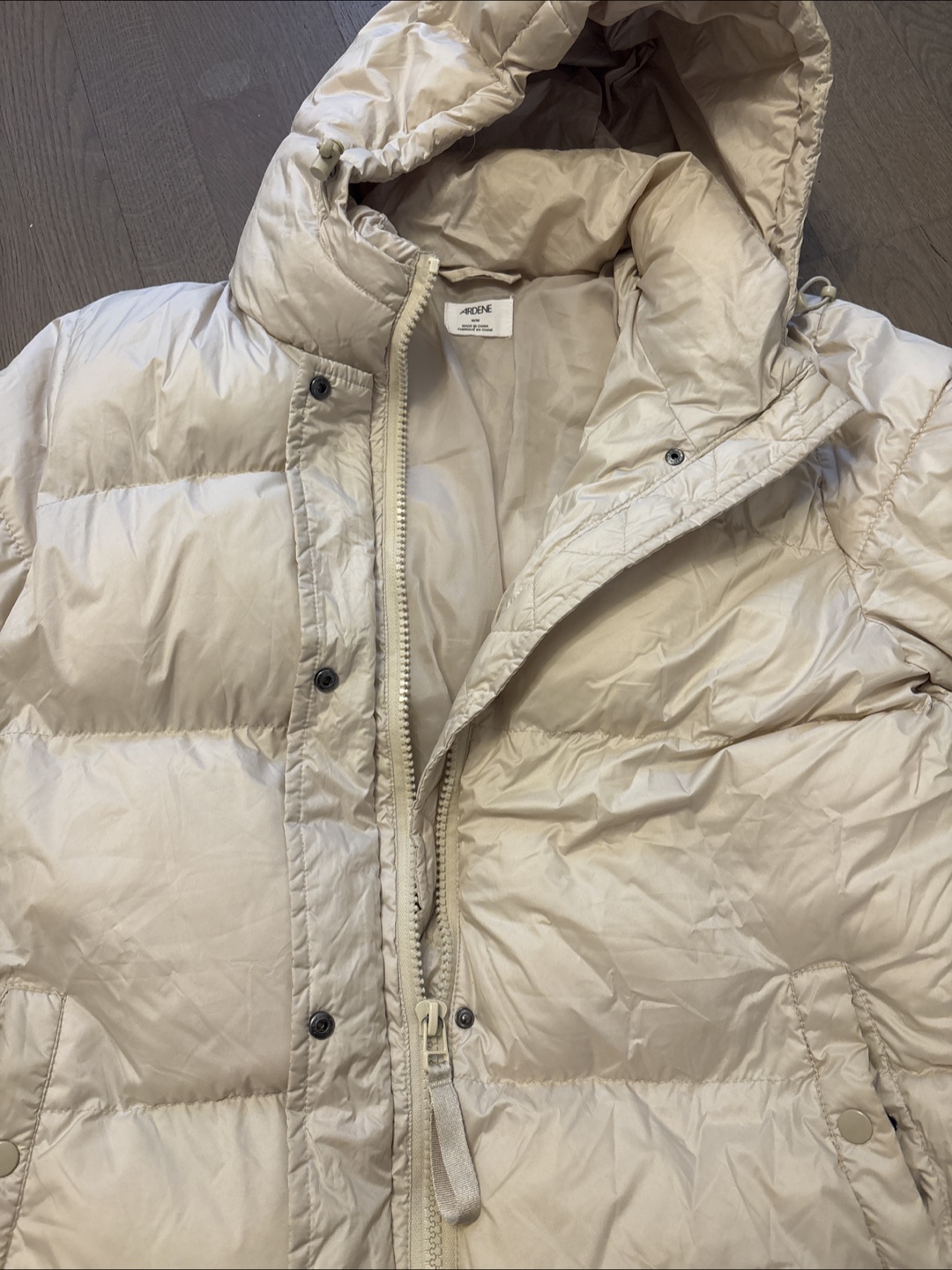 Beige Puffer Jacket - photo 3