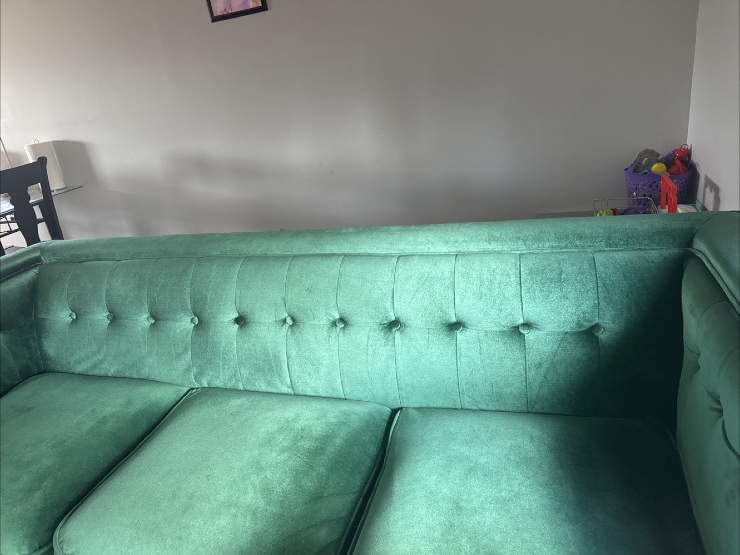 Green Velvet Sofa