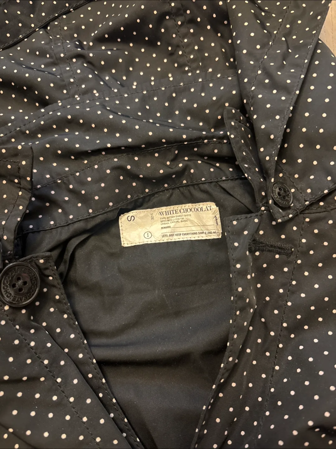 White Chocolat rain Poncho Size S image indicator(2)