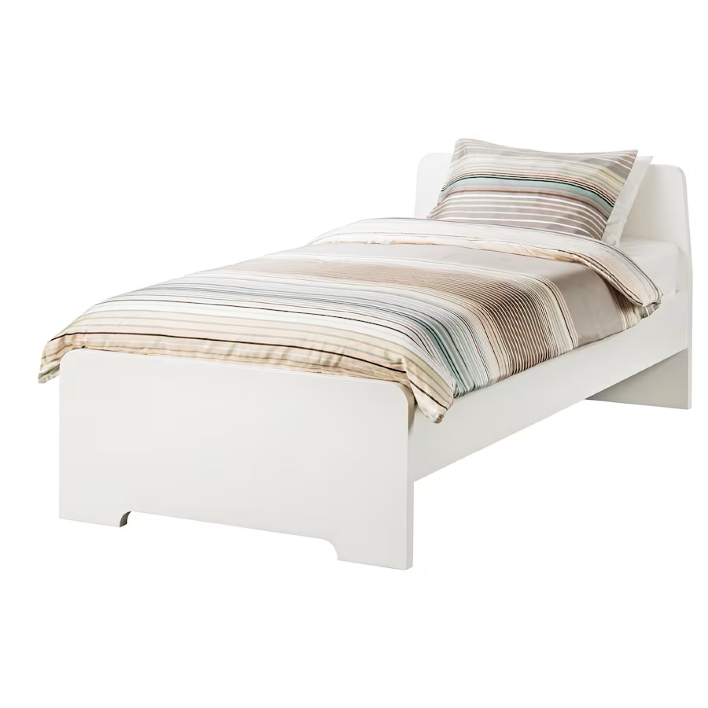 IKEA ASKVOLL Twin Bed Frame - White/Luröy - photo 3