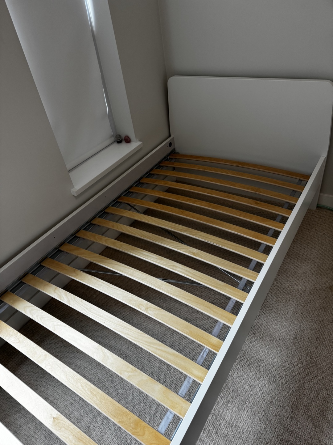 IKEA ASKVOLL Twin Bed Frame - White/Luröy
