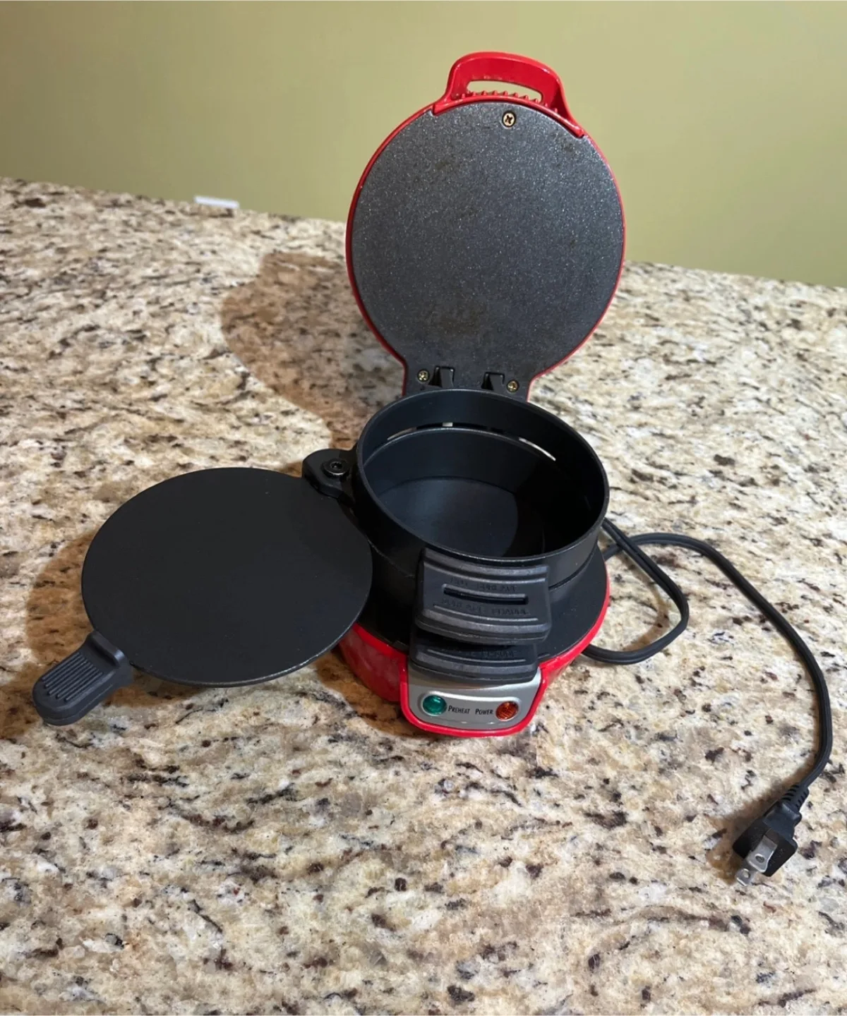 Hamilton Beach Breakfast Sandwich Maker - Red thumbnail