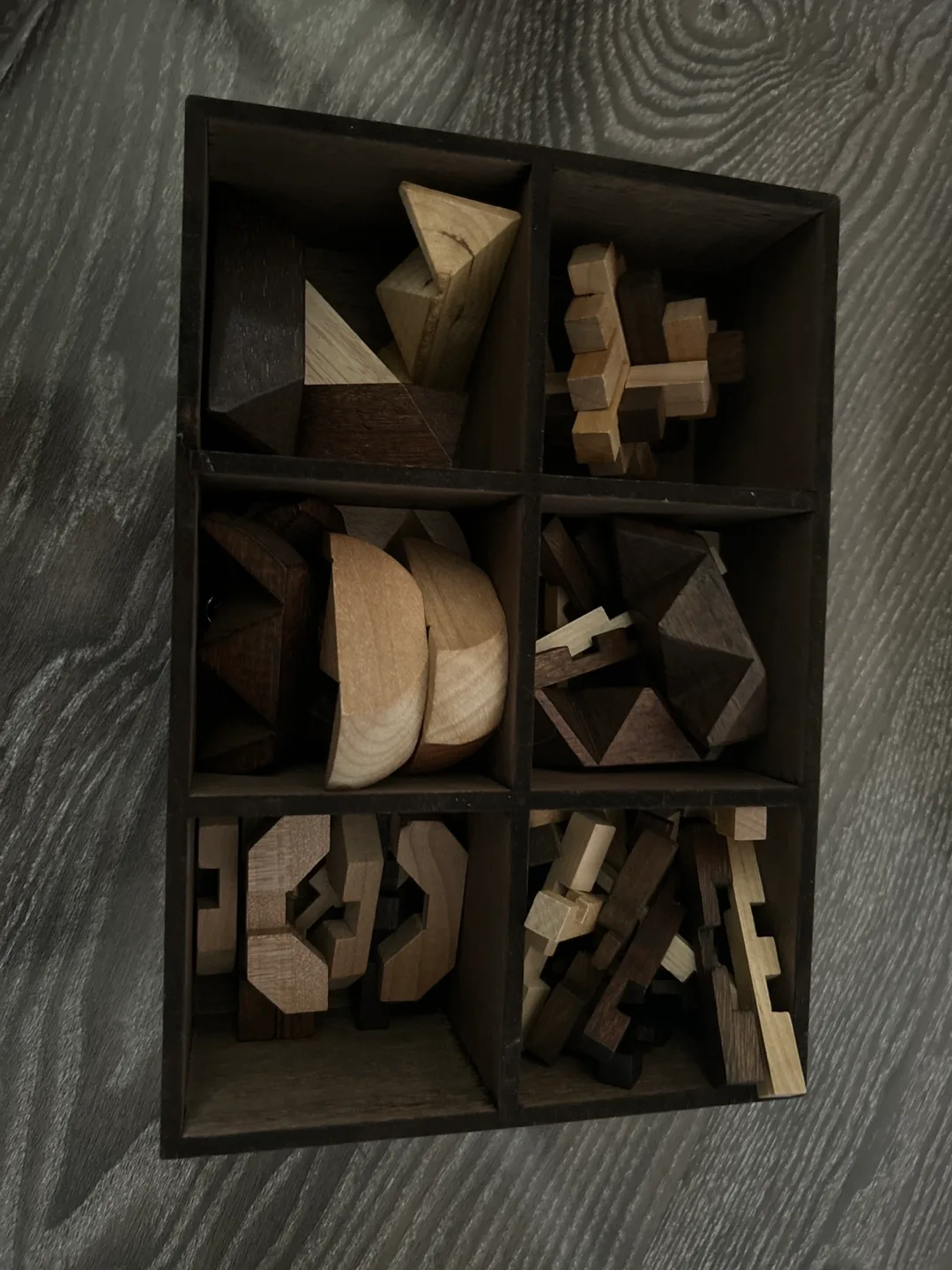 Wooden Brain Teaser Puzzle Set thumbnail