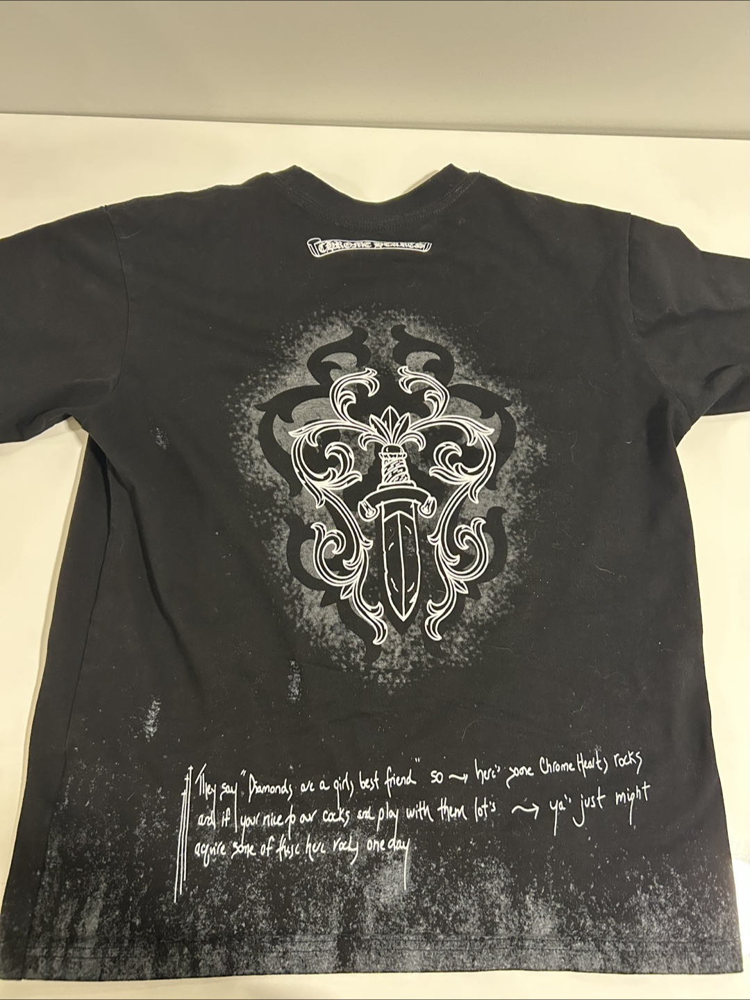 Chrome Hearts Black T-Shirt Size M