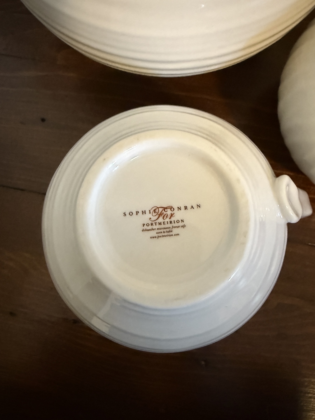 Portmeirion Sophie Conran White Tea Set - photo 2
