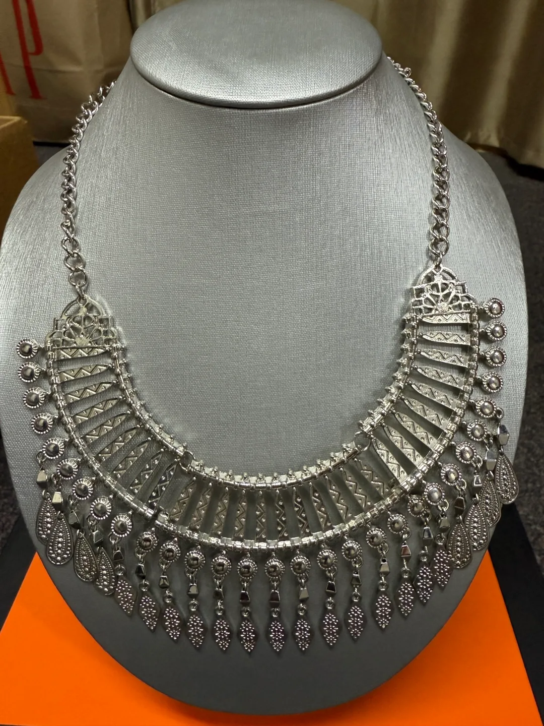 Silver Statement Necklace thumbnail