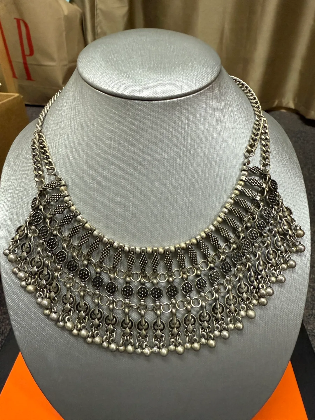 Silver Statement Necklace thumbnail