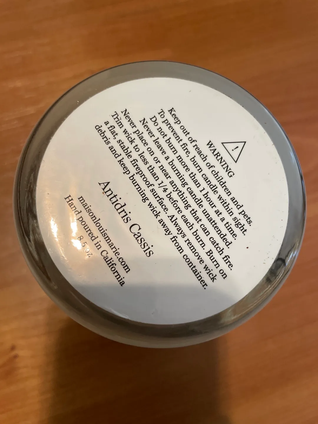 Maison Louis Marie Antidris Cassis Candle image indicator(3)