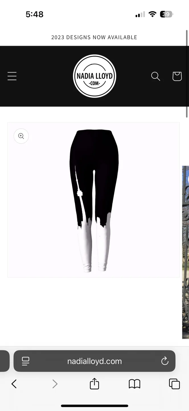 Nadia Lloyd Toronto Skyline Leggings - Size Small thumbnail